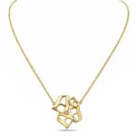 Flower Luna Necklace Gold - Image 3