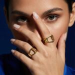 Art Deco Luna Ring Gold - Image 2