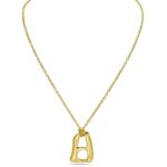 Mini Adore Flow Necklace Gold - Image 2