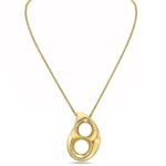 Luna Drop Necklace Gold - Image 3