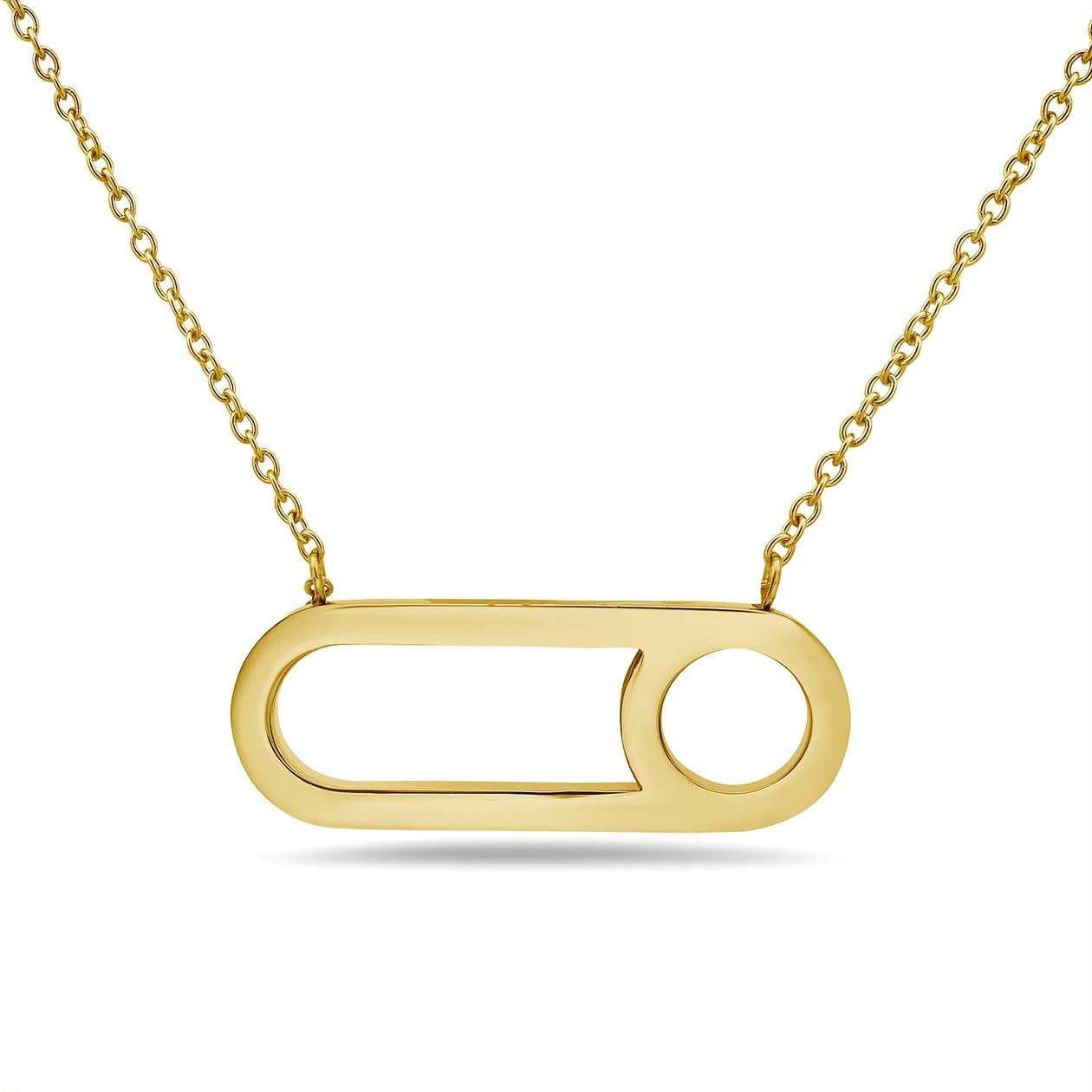 IMG-20260930-WA0269 Luna Mono Necklace Yellow Gold - Image 1