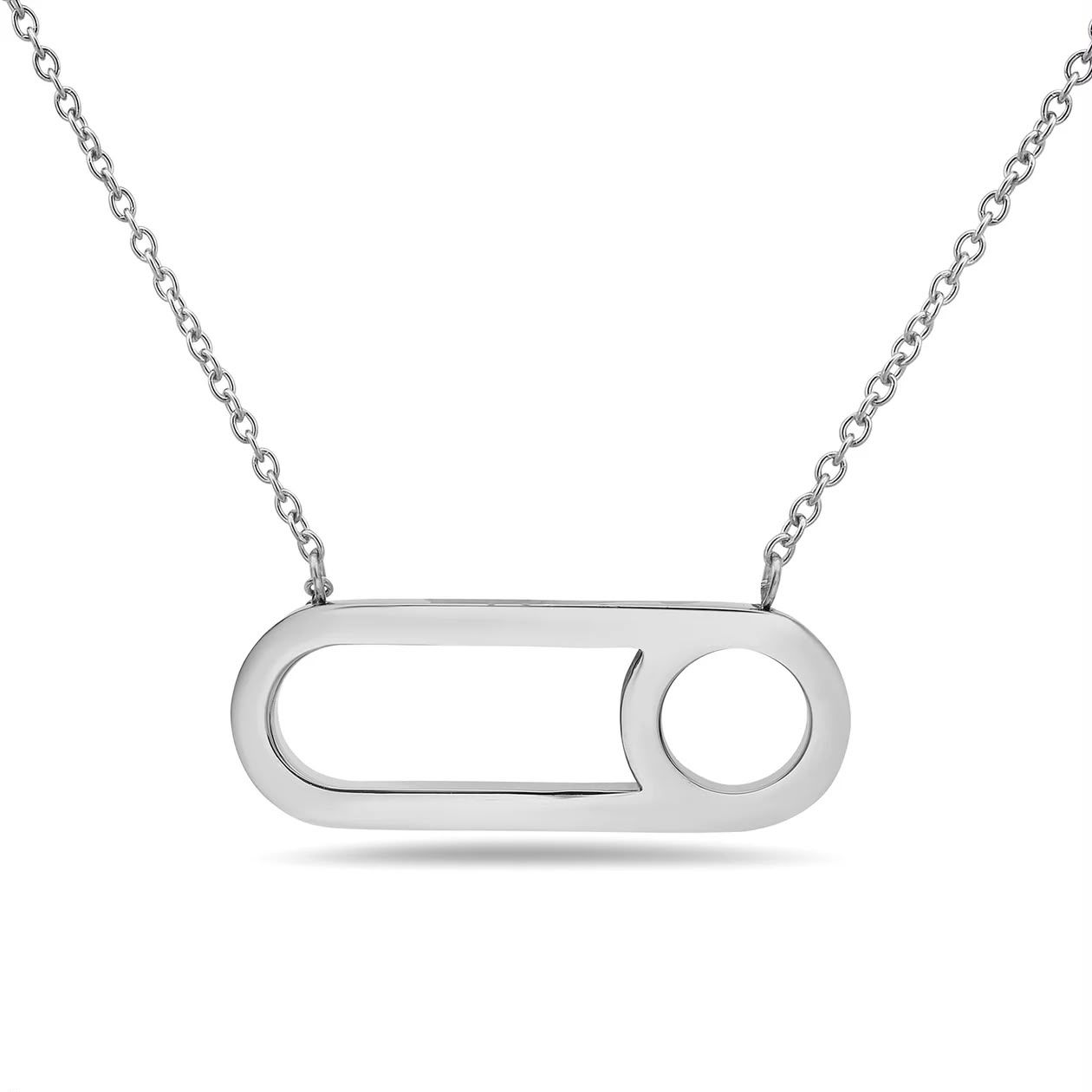 IMG-20260930-WA0275 Luna Mono Necklace Steel - Image 1