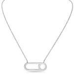 Luna Mono Necklace Steel - Image 3