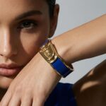 LE Luna Bracelet Gold/Royal Blue - Image 2