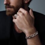 Unisex Curb Chain Bracelet - Steel - Image 2
