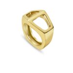 Art Deco Luna Ring Gold