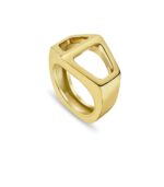 Art Deco Luna Ring Gold