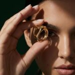 Art Deco Luna Ring Gold - Image 4
