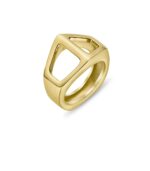 Art Deco Luna Ring Gold - Image 3