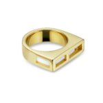 Luna Flat Ring Gold - Image 2