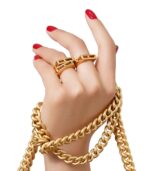Luna Flat Ring Gold - Image 5