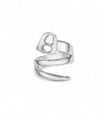 Serpent Ring Polished Steel - Image 4