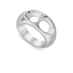 Luna Drop Ring Steel